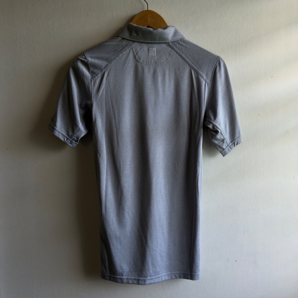 5.11 Tactical Gray Performance Polo Shirt Short Sleeve Mens XS Gorpcore Workwear - Picture 2 of 14